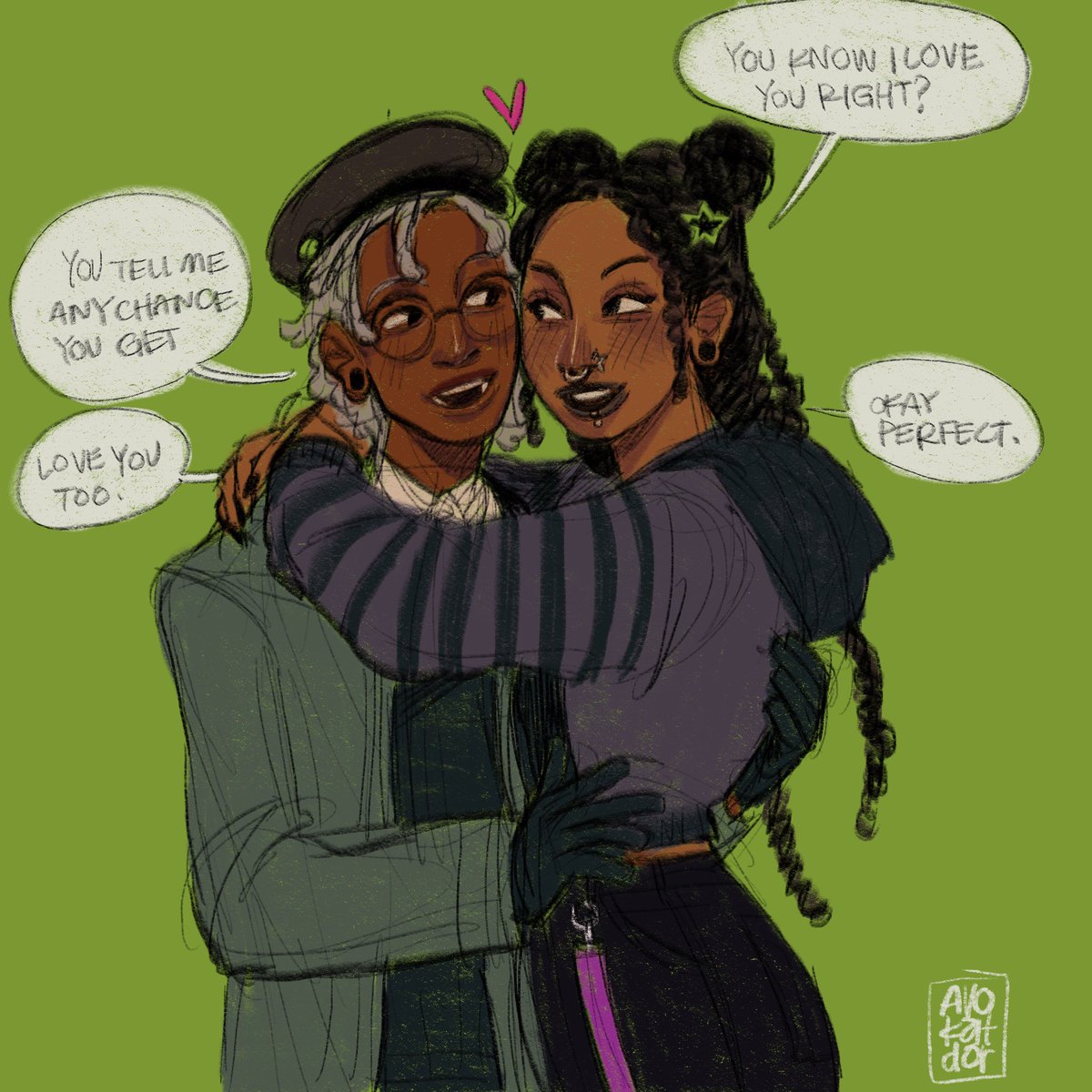 My ocs who I love so dearly 😤😤