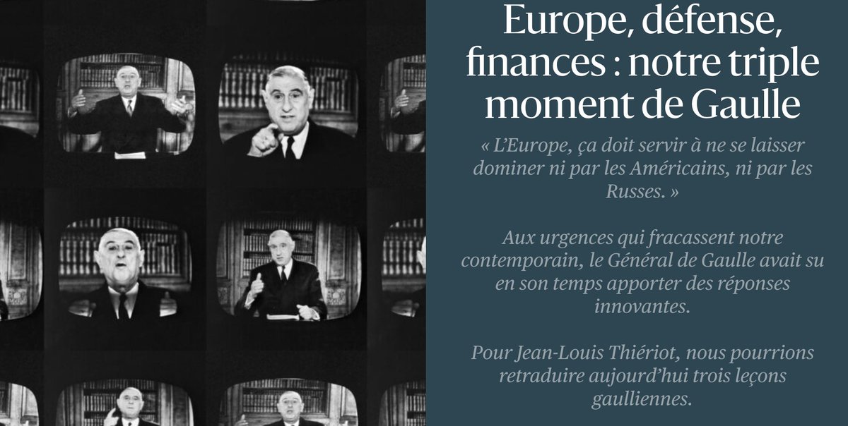 Jean-Louis Thiériot (@jl_thieriot) on Twitter photo 🇫🇷 Europe, défense, finances : pourquoi sommes-nous dans un triple moment De Gaulle ?
Mon article pour le <a href="/Grand_Continent/">Le Grand Continent</a>
🔗 legrandcontinent.eu/fr/2025/05/22/… 🇫🇷 Europe, défense, finances : pourquoi sommes-nous dans un triple moment De Gaulle ?
Mon article pour le <a href="/Grand_Continent/">Le Grand Continent</a>
🔗 legrandcontinent.eu/fr/2025/05/22/…