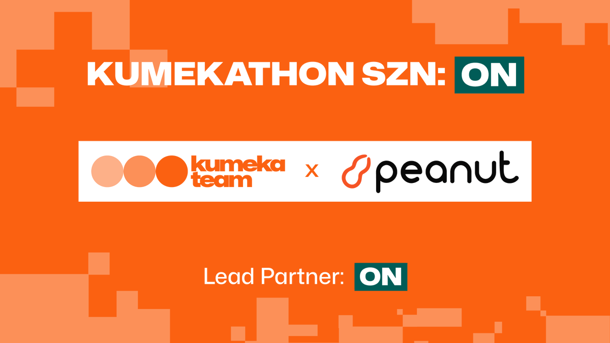 Kumeka Team (@kumekateam) on Twitter photo KUMEKATHON SZN Lead Partner — Peanut Trade
More top web3 players are joining our startup szn, which means even more support for the next-gen builders.
Students, bootcampers, devs — some big updates are coming your way 🔜
<a href="/PeanutTrade/">Peanut Trade</a> is a prop HFT trading fund and market KUMEKATHON SZN Lead Partner — Peanut Trade
More top web3 players are joining our startup szn, which means even more support for the next-gen builders.
Students, bootcampers, devs — some big updates are coming your way 🔜
<a href="/PeanutTrade/">Peanut Trade</a> is a prop HFT trading fund and market