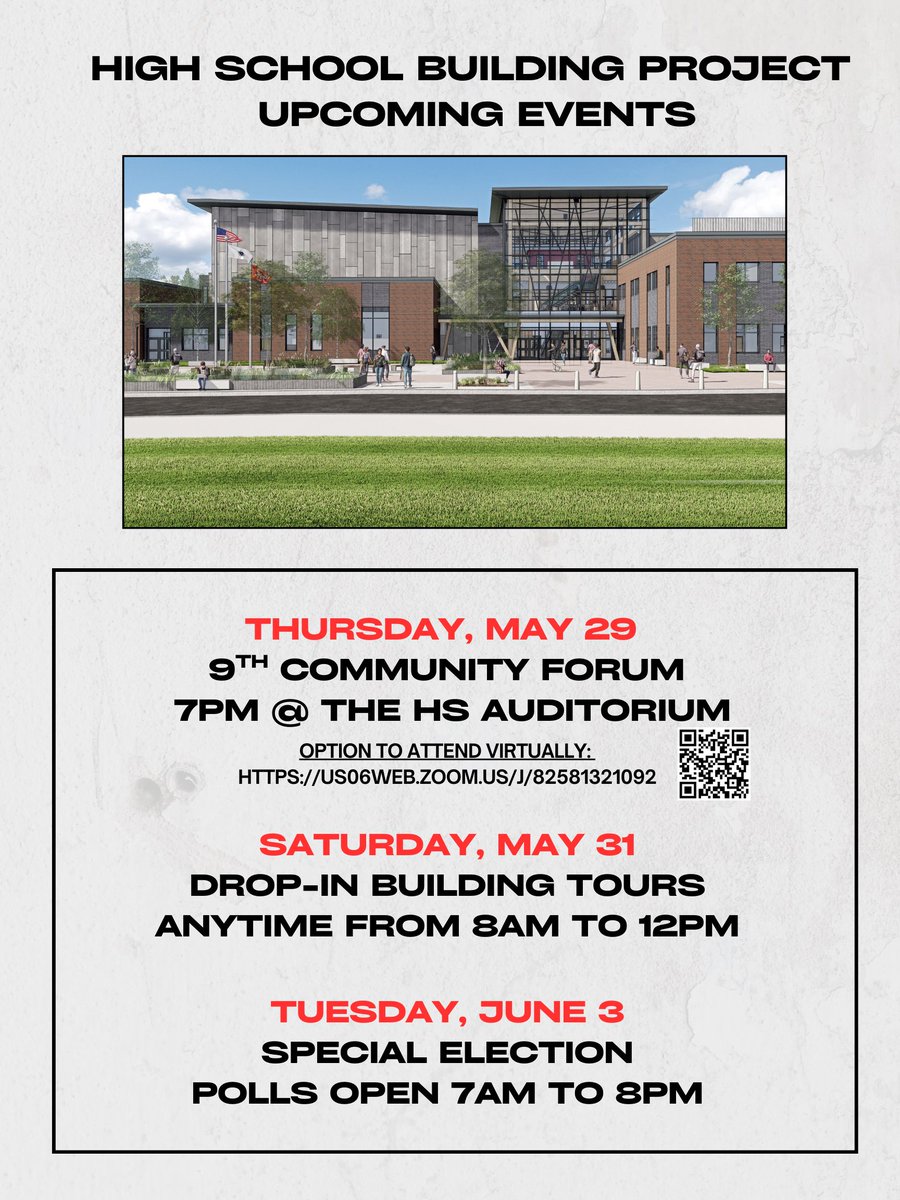 North Attleborough, MA – As the June 3rd Special Election approaches, the North Attleborough Public Schools and project partners are offering several opportunities for community members to learn more and get involved in the proposed High School Building Project.