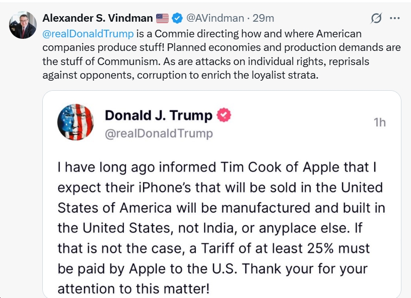 Blue Virginia (@bluevirginia) on Twitter photo Exactly right by <a href="/AVindman/">Alexander S. Vindman 🇺🇸</a>. The fact is, today's Republican Party is the party that OPPOSES free markets, free trade, free enterprise and free people, while supporting central planning, government picking winners/losers, corruption, etc. Vote accordingly! bluevirginia.us/2025/05/friday… Exactly right by <a href="/AVindman/">Alexander S. Vindman 🇺🇸</a>. The fact is, today's Republican Party is the party that OPPOSES free markets, free trade, free enterprise and free people, while supporting central planning, government picking winners/losers, corruption, etc. Vote accordingly! bluevirginia.us/2025/05/friday…