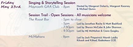 Fleadh '25 in Maynooth has been rocking up to now - another great evening in store!