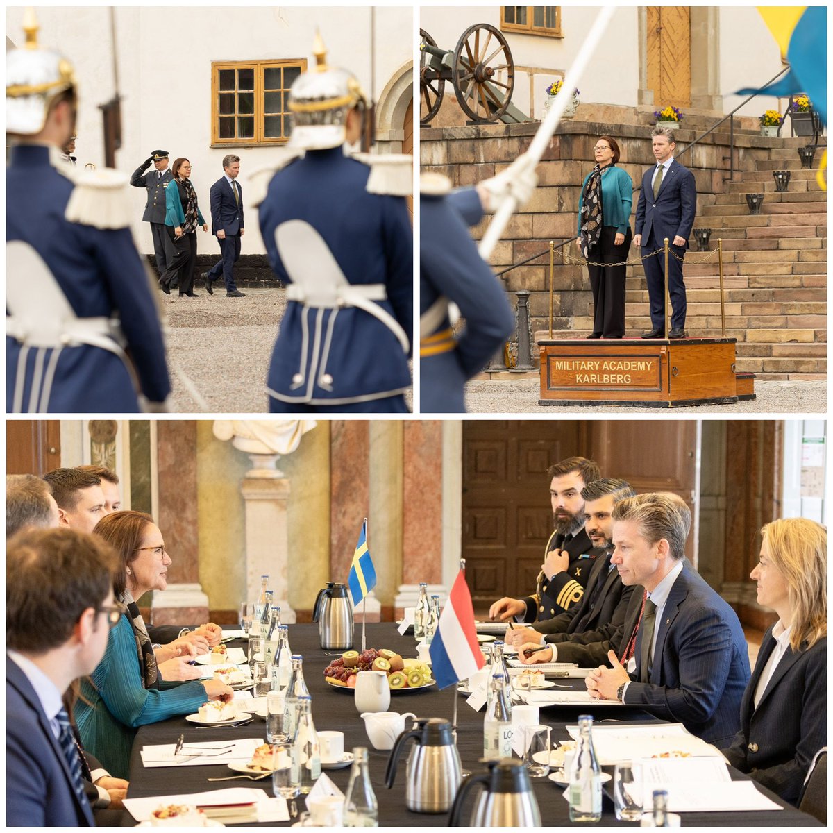 Yuriko_Backes's tweet photo. Great meeting with Minister of Defence of Sweden @PlJonson. We discussed the upcoming #NATOSummit in The Hague, defence investment &amp; the urgency of more ambition on EU level. 🇸🇪🤝🇱🇺 https://t.co/g8eHs8CnFO
