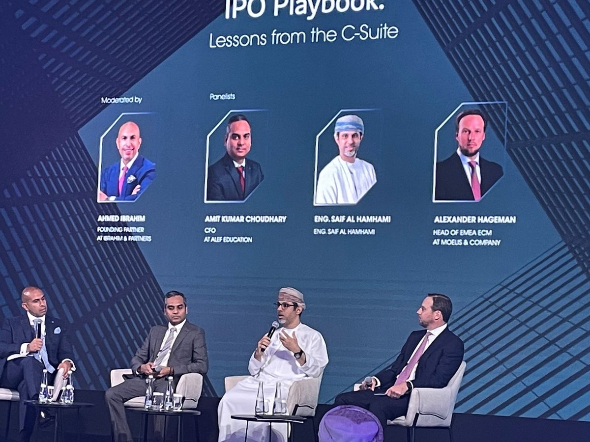“Going public is not just a financial milestone—it’s a commitment to transparency, performance, and long-term value creation.”
Our CEO, Eng Saif Al Hamhami, shared this perspective during the 12th Annual MENA Investor Conference by Arqaam Capital in Abu Dhabi
 
He took part in
