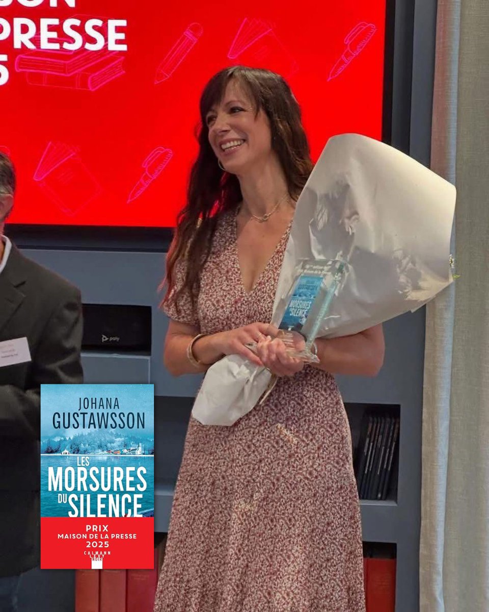 Karen Sullivan 🇺🇦🇨🇦🇬🇧 (@orendabooks) on Twitter photo Please join us in congratulating our PHENOMENAL <a href="/JoGustawsson/">Johana Gustawsson</a>, whose novel, Les Morsures du Silence, has won the Prix Maison de la Presse 2025🎉
Don't worry UK readers, you'll be able to get your hands on #ScarsOfSilence THIS November. More to be revealed soon 😱
#Books #BookX Please join us in congratulating our PHENOMENAL <a href="/JoGustawsson/">Johana Gustawsson</a>, whose novel, Les Morsures du Silence, has won the Prix Maison de la Presse 2025🎉
Don't worry UK readers, you'll be able to get your hands on #ScarsOfSilence THIS November. More to be revealed soon 😱
#Books #BookX