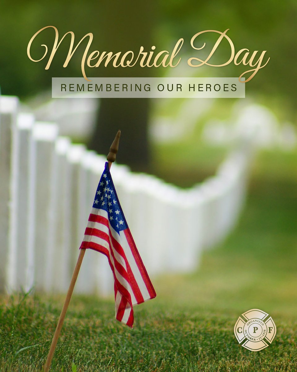 Today, we honor the brave men and women who made the ultimate sacrifice for our freedom. This Memorial Day, we remember them with gratitude. #MemorialDay #HonorTheFallen