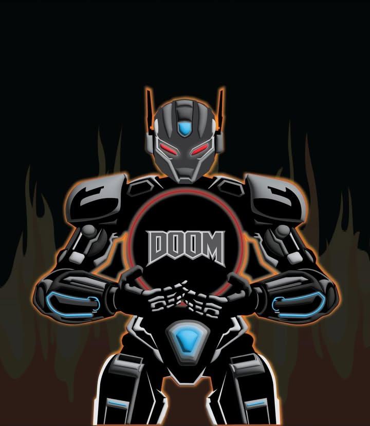 Alexa9684's tweet photo. Helloo beautiful people.. here is my art submission for @DoomCollection 's ongoing art contest ..
Took  much time to think and create.. But Here is it... With short processing video and pics. 
Pleas take a look ..
@max_vezeus
@JumpeiC
@cryptdahlia 
@thunderX_01 https://t.co/2m3KoYaEiP