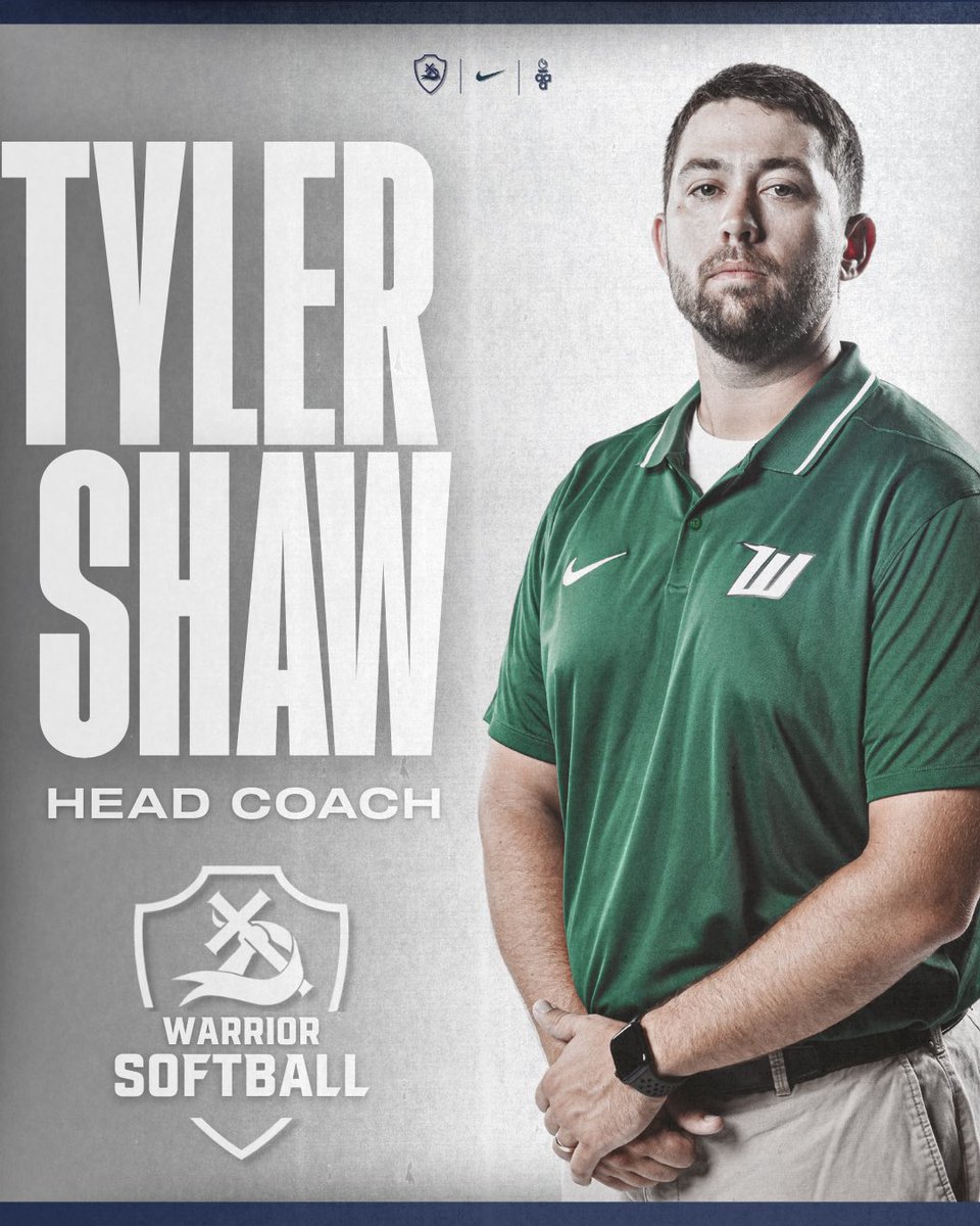 Congratulations to Tyler Shaw on being named the next head coach of Lady Warrior Softball!!