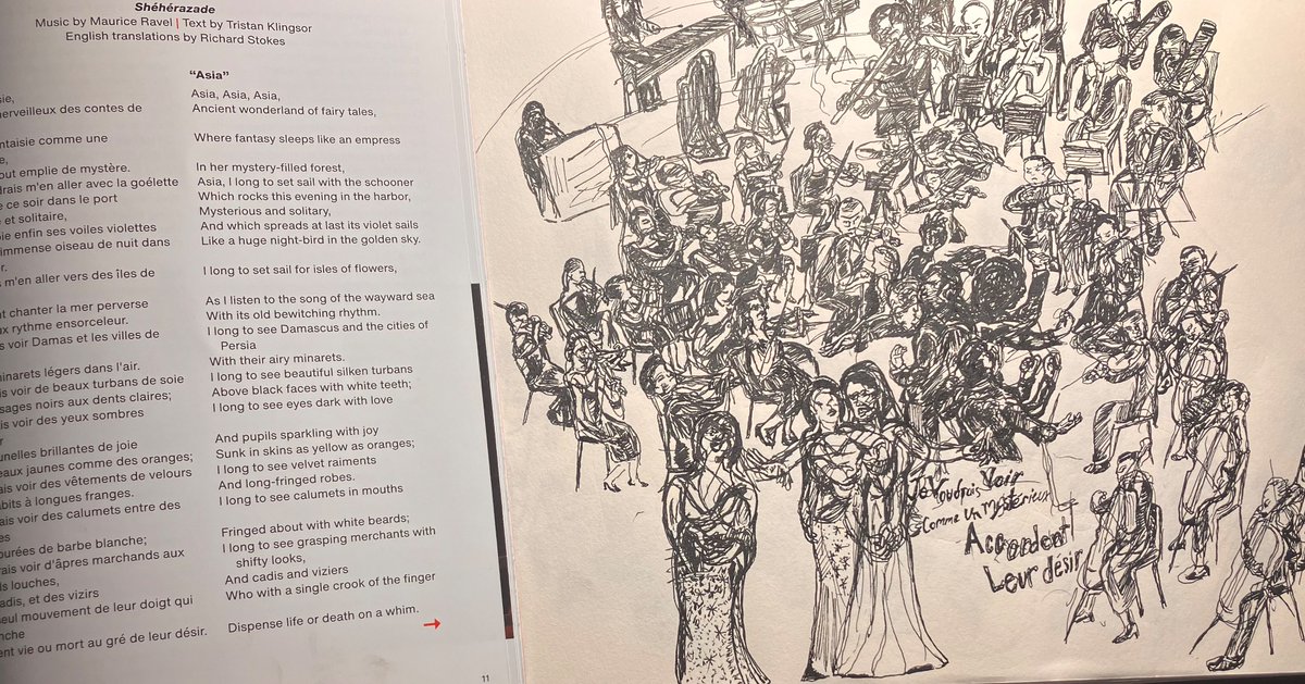 chschulk's tweet image. Shéhérazade @CurtisInstitute with text by Tristan Klingsor “Asie”, “La flûte enchantée”, “L’indifférent” mezzo-soprano Judy Zhuo conducted by @Yannicknezet54