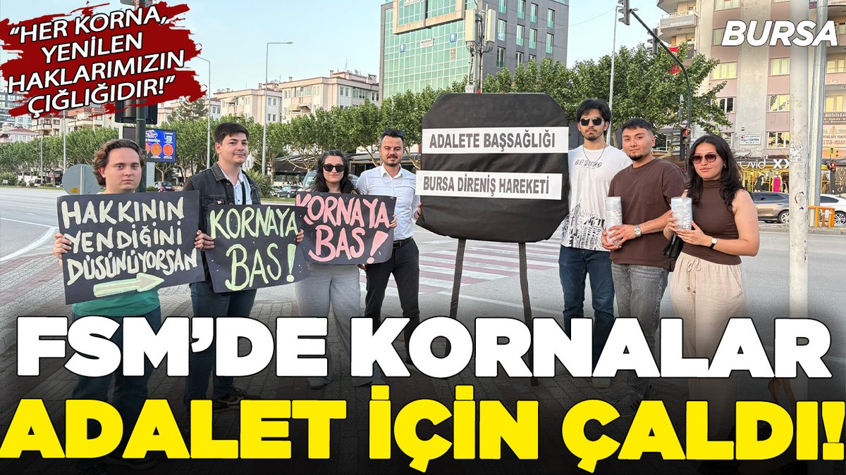 FSM'de kornalar adalet için çaldı! 
nobetcigazete.com/fsmde-kornalar… 
#FSM #haberler #gündem #bursa #sondakika <a href="/bursadirenis/">Bursa Direniş Hareketi</a> <a href="/aytacsahin1919/">Aytaç Şahin</a>