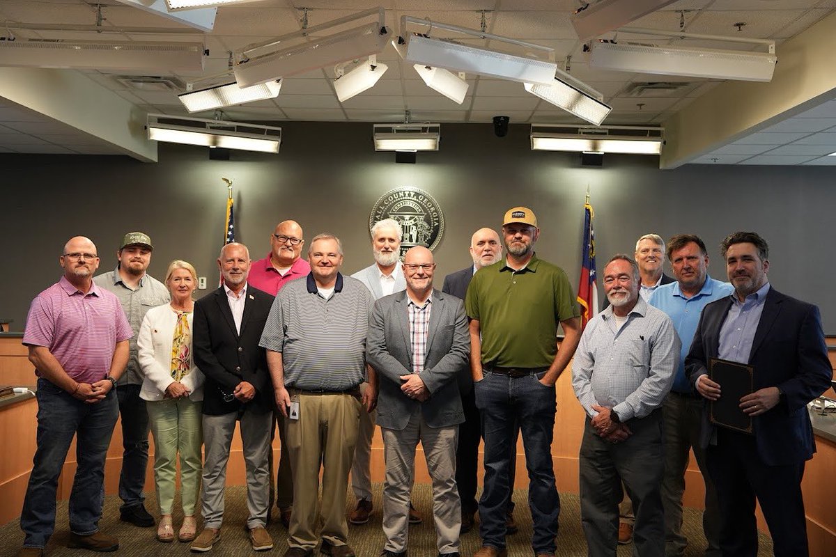 During last night’s voting meeting, the Hall County Board of Commissioners presented a proclamation recognizing May 18-24, 2025, as “National Public Works Week,”.