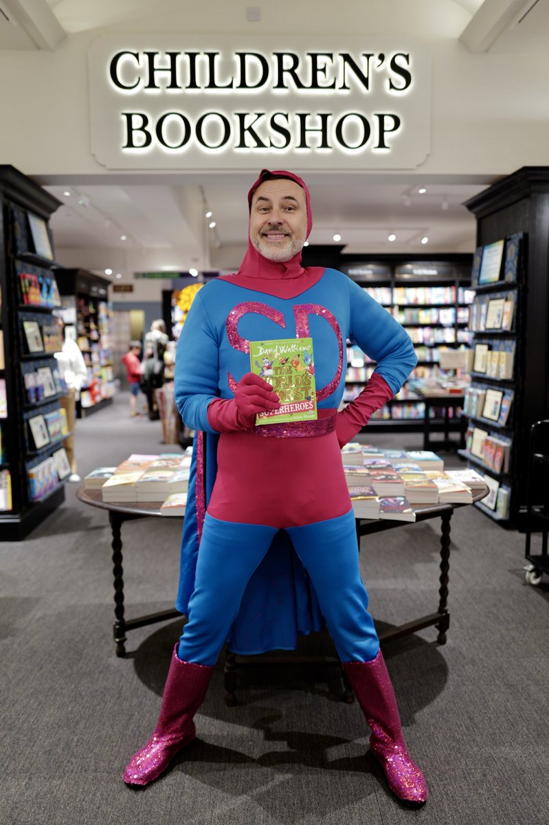 Waterstones Reading (@broadstbooks) on Twitter photo Huge thank you to <a href="/davidwalliams/">David Walliams HQ</a> & his amazing superhero fans for a wonderful event today! <a href="/artistgunja/">Gunja Bhatt</a> & her son Yatharth were first in the queue! Signed copies of 'The World's Worst Superheroes' & David's other fabulous books now available in-store 🦸♀️🦸♂️ Huge thank you to <a href="/davidwalliams/">David Walliams HQ</a> & his amazing superhero fans for a wonderful event today! <a href="/artistgunja/">Gunja Bhatt</a> & her son Yatharth were first in the queue! Signed copies of 'The World's Worst Superheroes' & David's other fabulous books now available in-store 🦸♀️🦸♂️