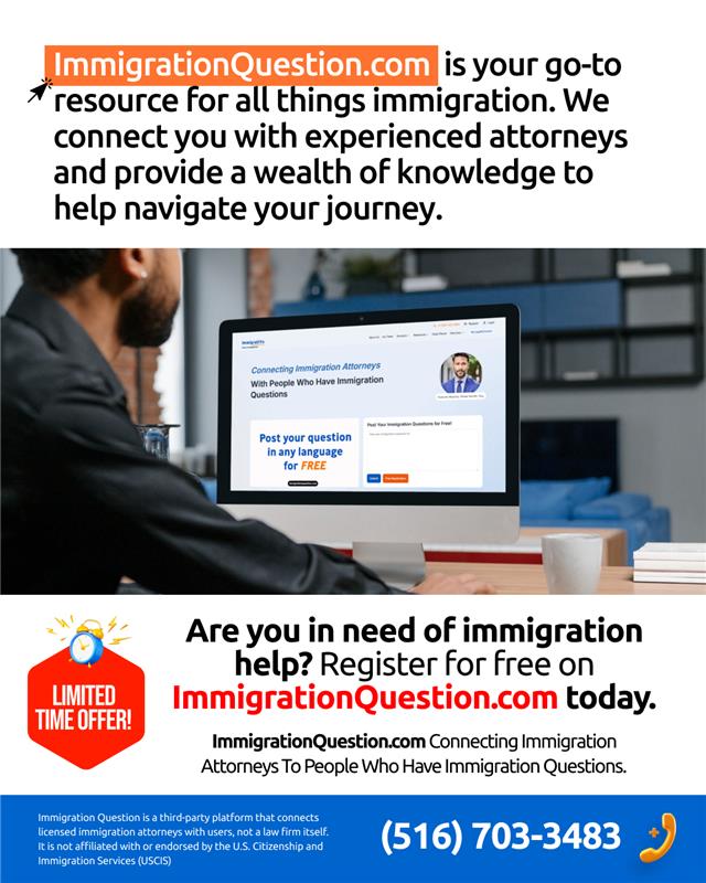 BougeeAndFree's tweet photo. Don’t let immigration questions keep you up at night. Get quick, confidential answers from real attorneys—no appointment needed.

Need immigration help? Download the free Immigration Question app.

FREE Registration Today! ➡️

#ImmigrationLawyer #ImmigrationHelp https://t.co/mNgdaQ4Q53