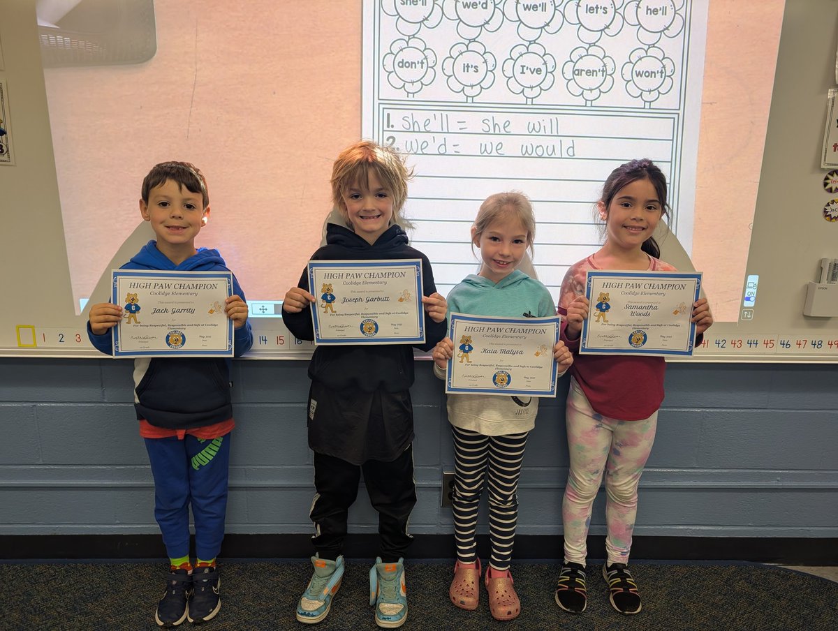 May's High Paw champions!