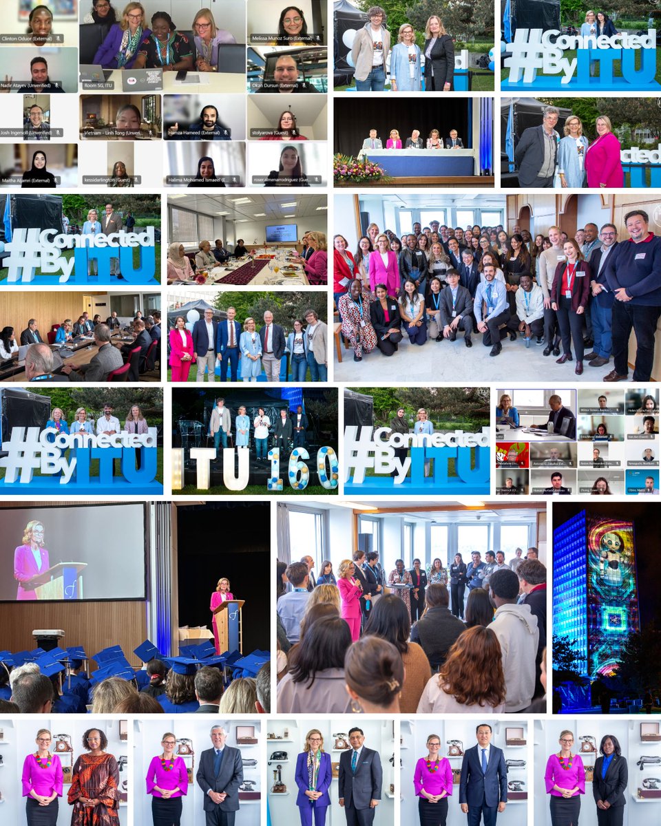 Doreen Bogdan-Martin (@itusecgen) on Twitter photo Our #ITU160 milestone is a reminder of how important it is to meaningfully engage young people in <a href="/ITU/">Int’l Telecommunication Union</a>’s work.
The next and future generations will be the ones shaping tech advancements and carrying our mission forward for the following 160 years + beyond Our #ITU160 milestone is a reminder of how important it is to meaningfully engage young people in <a href="/ITU/">Int’l Telecommunication Union</a>’s work.
The next and future generations will be the ones shaping tech advancements and carrying our mission forward for the following 160 years + beyond