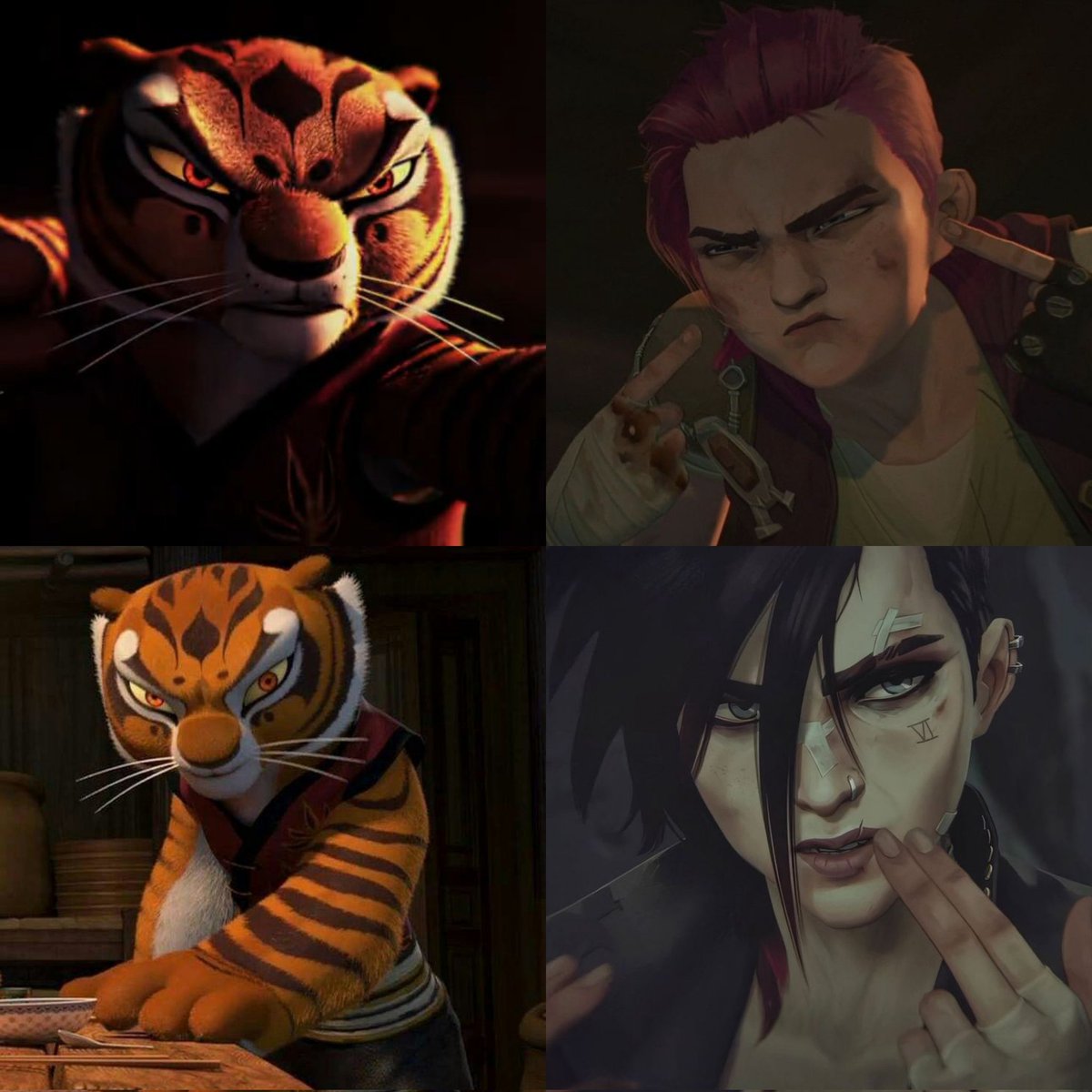 aliatray's tweet photo. They have the same vibe.

#arcane  #vi #вай https://t.co/LH76DKojjg