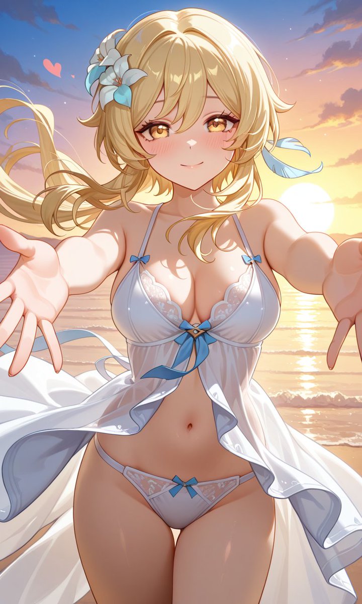 AI_mpact_VI's tweet photo. Teyvat's guiding light ✨
 Lumine steps forward with grace, strength, and an allure that's out of this world.
 Which image captures her celestial charm best? 👀💛
#Lumine #GenshinImpact #WaifuWednesday #AIGirls #DailyWaifu #TravelerQueen https://t.co/DWvDDP3Vbp