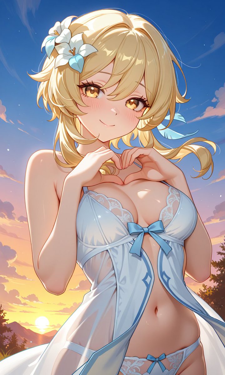 AI_mpact_VI's tweet photo. Teyvat's guiding light ✨
 Lumine steps forward with grace, strength, and an allure that's out of this world.
 Which image captures her celestial charm best? 👀💛
#Lumine #GenshinImpact #WaifuWednesday #AIGirls #DailyWaifu #TravelerQueen https://t.co/DWvDDP3Vbp