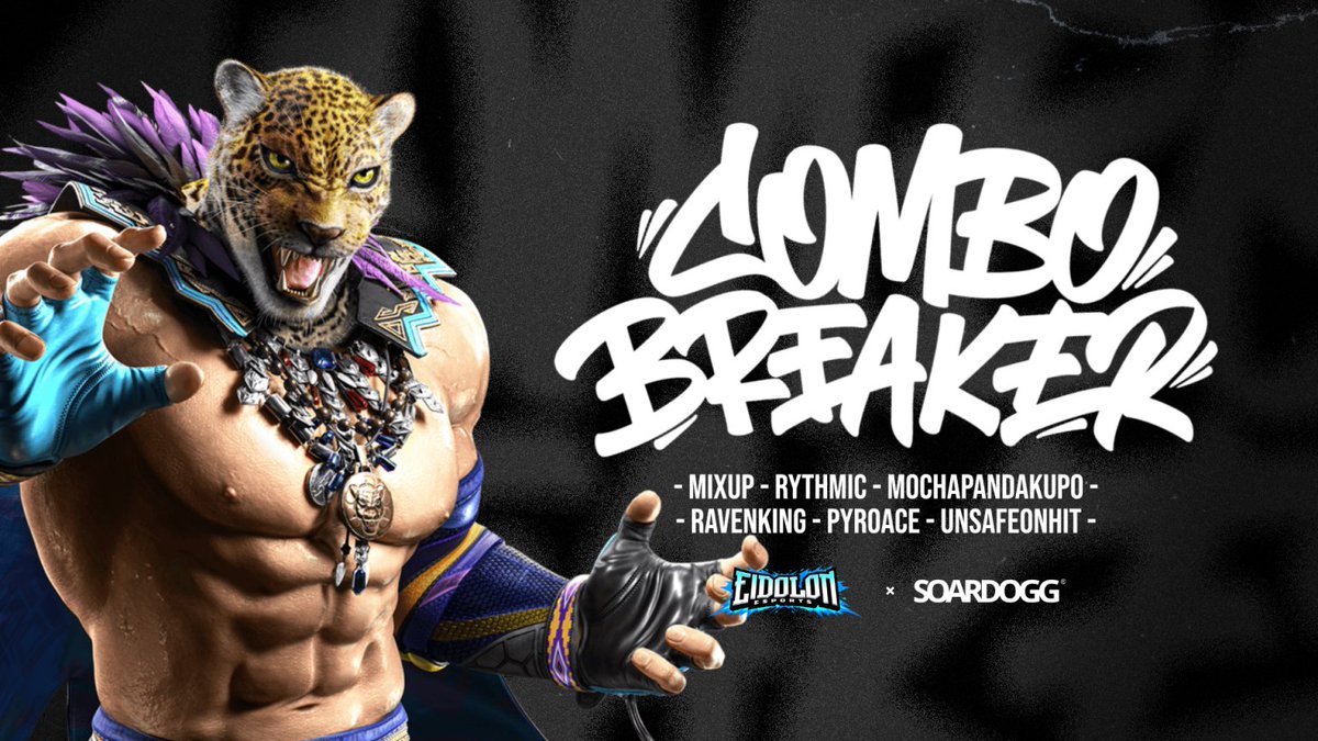 Eidolon Esports (@eidolesports) on Twitter photo Good Luck <a href="/EidolEsports/">Eidolon Esports</a> Family!
#COMBOBREAKER here we come! #EidolUS
🎨: <a href="/gonnashrekit/">EDLN | KAMUI | shrekondeck</a> Good Luck <a href="/EidolEsports/">Eidolon Esports</a> Family!
#COMBOBREAKER here we come! #EidolUS
🎨: <a href="/gonnashrekit/">EDLN | KAMUI | shrekondeck</a>