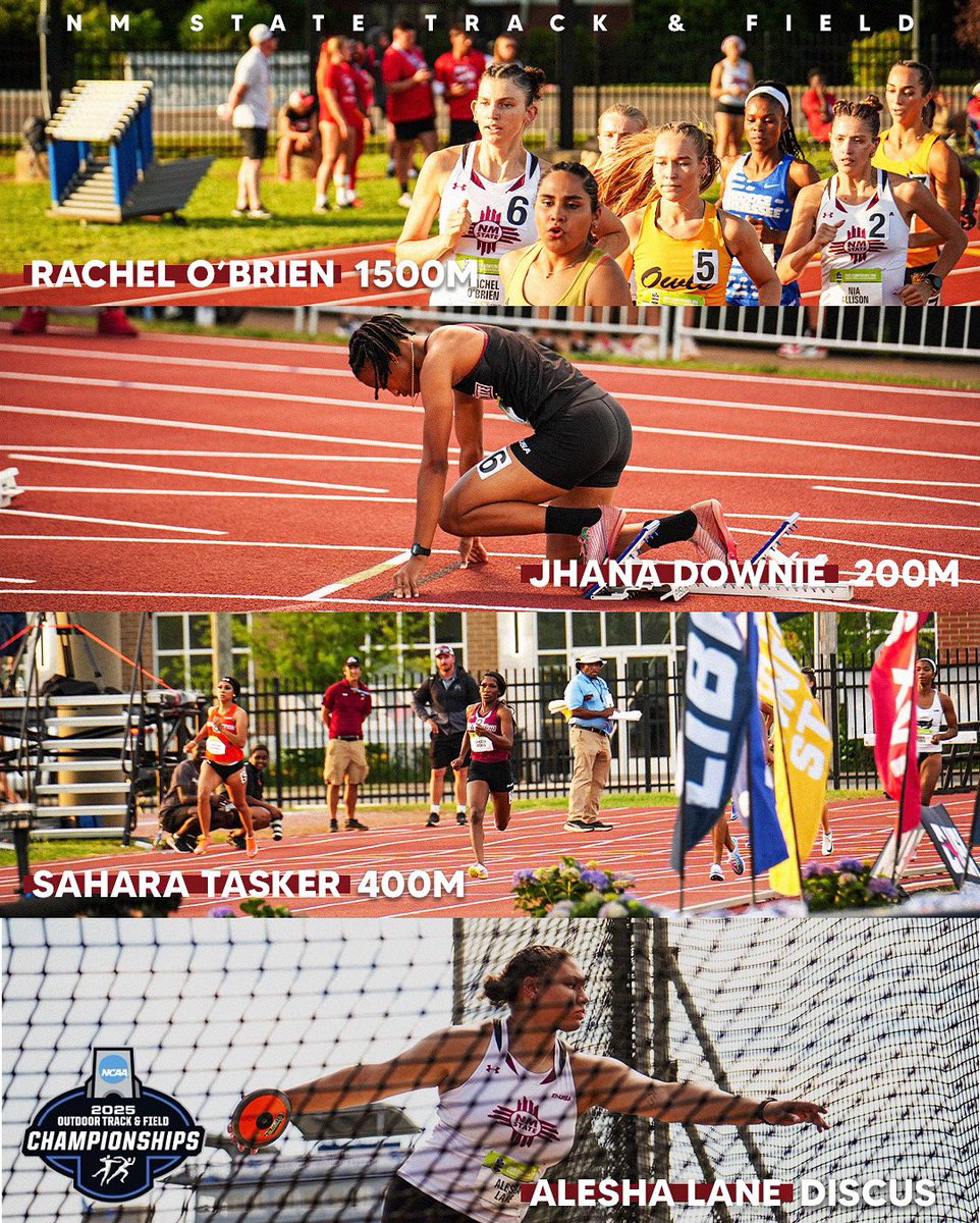 𝓡𝓮𝓰𝓲𝓸𝓷𝓪𝓵 𝓑𝓸𝓾𝓷𝓭 🔥

Congratulations to Jhana Downie, Alesha Lane, Rachel O’Brien and Sahara Tasker for qualifying for the NCAA West First Round from E.B. Cushing Stadium in College Station! 🤠

#AggieUp | #NoLimitsOnUs
