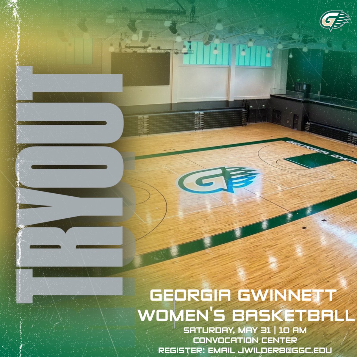 GGC Women's Basketball (@ggc_wbb) on Twitter photo 🚨Women’s Basketball Tryouts🚨
Where : Georgia Gwinnett College
When: May 31st at 10am
To register, email :Jwilder8@ggc.edu
This is your chance to make history
#ClawsOut #MakeHistory 🚨Women’s Basketball Tryouts🚨
Where : Georgia Gwinnett College
When: May 31st at 10am
To register, email :Jwilder8@ggc.edu
This is your chance to make history
#ClawsOut #MakeHistory
