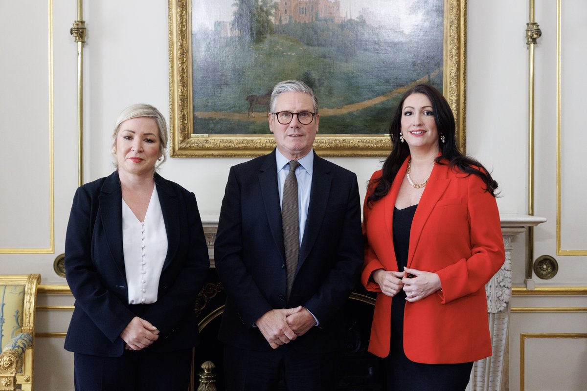 NI Executive (@niexecutive) on Twitter photo First Minister Michelle OāNeill and deputy First Minister Emma Little-Pengelly met with Prime Minister Sir <a href="/Keir_Starmer/">Keir Starmer</a> to discuss a range of issues including the upcoming Spending Review, budgetary challenges and trade.
Read more here: executiveoffice-ni.gov.uk/news/ministers⦠First Minister Michelle OāNeill and deputy First Minister Emma Little-Pengelly met with Prime Minister Sir <a href="/Keir_Starmer/">Keir Starmer</a> to discuss a range of issues including the upcoming Spending Review, budgetary challenges and trade.
Read more here: executiveoffice-ni.gov.uk/news/ministersā¦