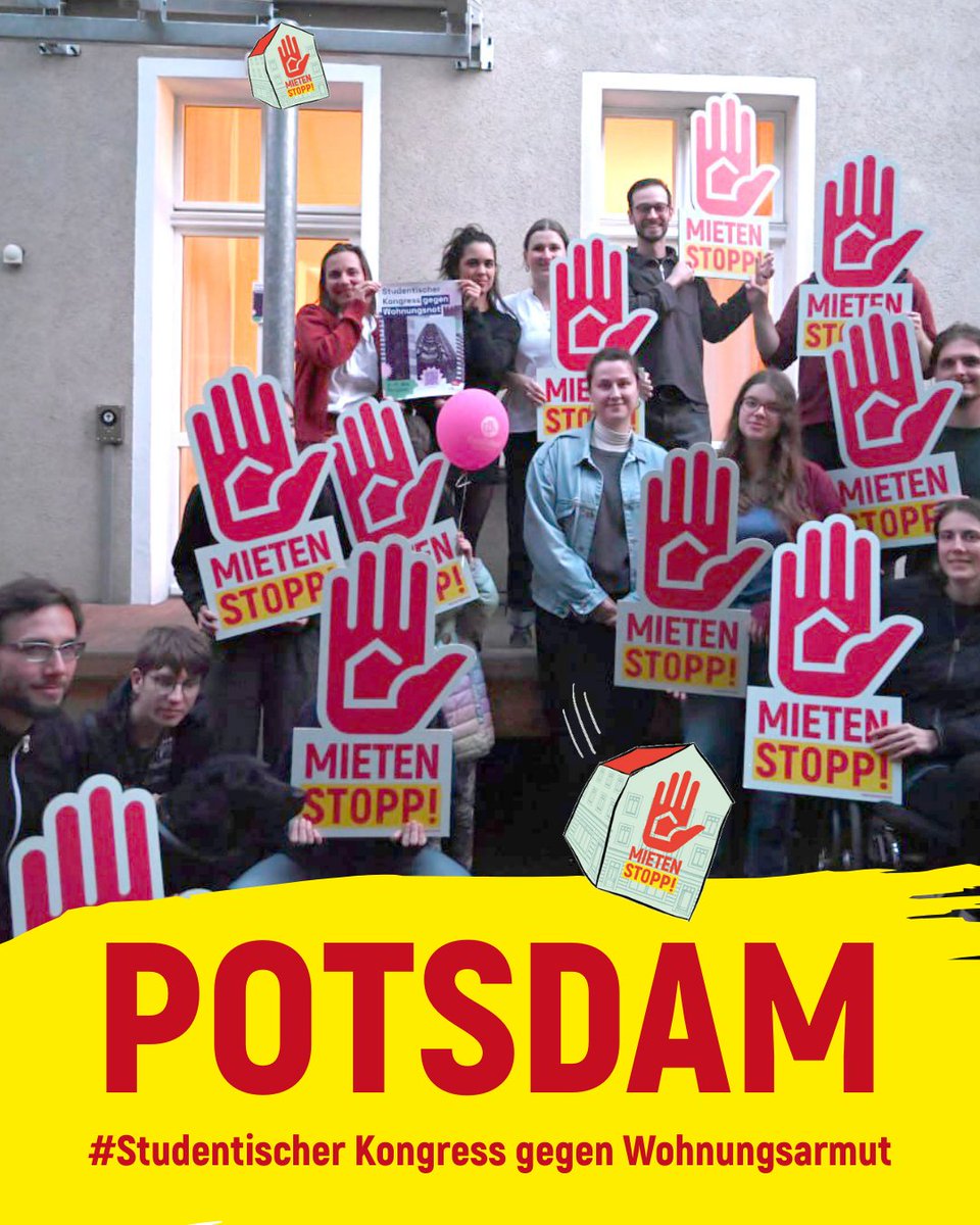 Mietenstopp Deutschland | 🖐🏽🏡 (@mietenstoppde) on Twitter photo In Potsdam wie fast überall: "Mieten runter, fertig, los!" - Studentischer Kongress gegen #Wohnungsnot des <a href="/fzs_ev/">freier zusammenschluss von student*innenschaften</a>
#mietenstopp #bezahlbarerwohnraum #studierende #wggesucht #uni #mietenwahnsinnstoppen In Potsdam wie fast überall: "Mieten runter, fertig, los!" - Studentischer Kongress gegen #Wohnungsnot des <a href="/fzs_ev/">freier zusammenschluss von student*innenschaften</a>
#mietenstopp #bezahlbarerwohnraum #studierende #wggesucht #uni #mietenwahnsinnstoppen