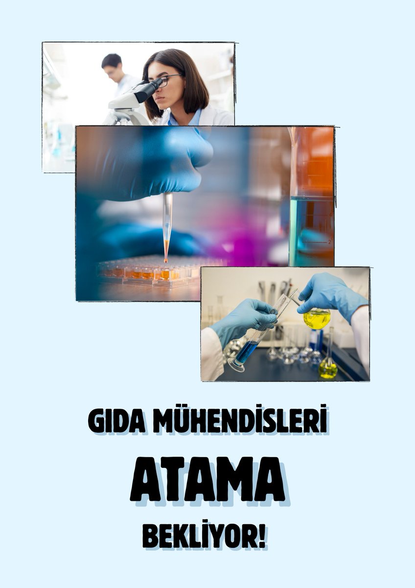 senaa_sever's tweet photo. Gıda mühendisleri, gıda güvenliğinin teminatıdır. Gıda güvenliği için yüksek sayıda istihdam talep ediyoruz. 
@ibrahimyumakli @TCTarim  @ahmtbgc @HMBakanligi  #GıdaMühendisleriatamabekliyor https://t.co/dWjjcOtiR9