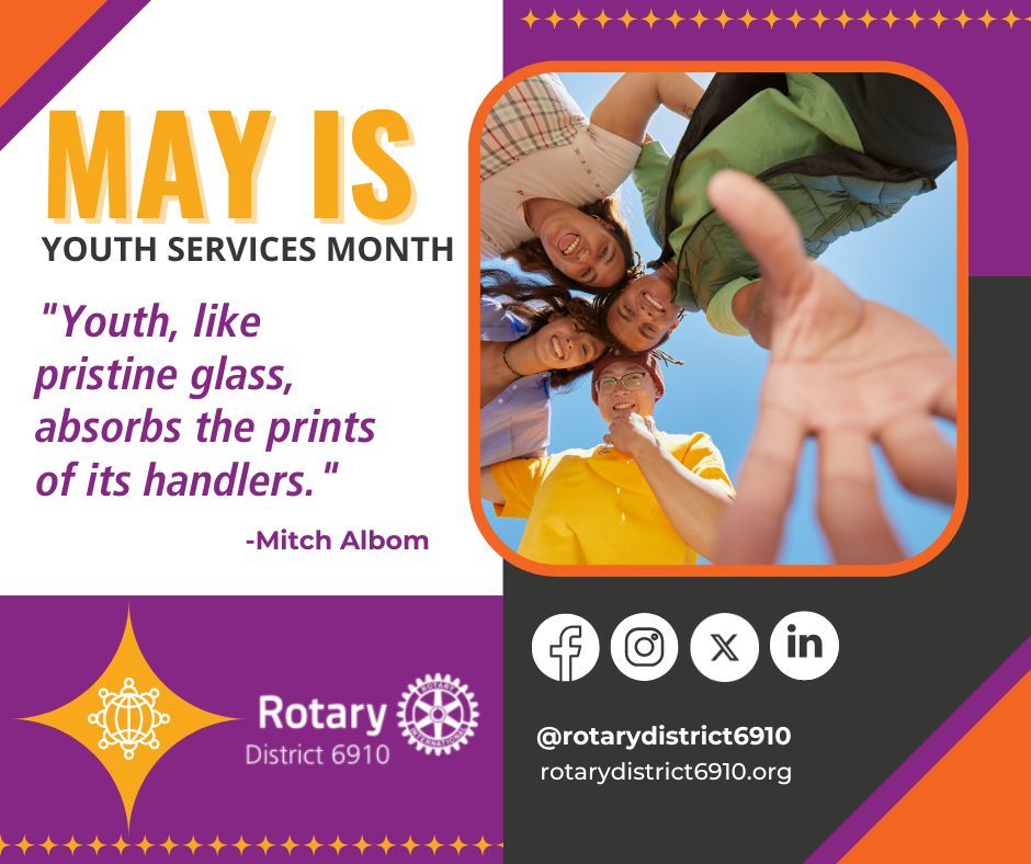May is dedicated to celebrating and supporting youth services, a crucial time to focus on the empowerment and development of young people. It's a month to highlight initiatives that provide education, mentorship, and opportunities for growth. Join the movement! #YouthEmpowerment