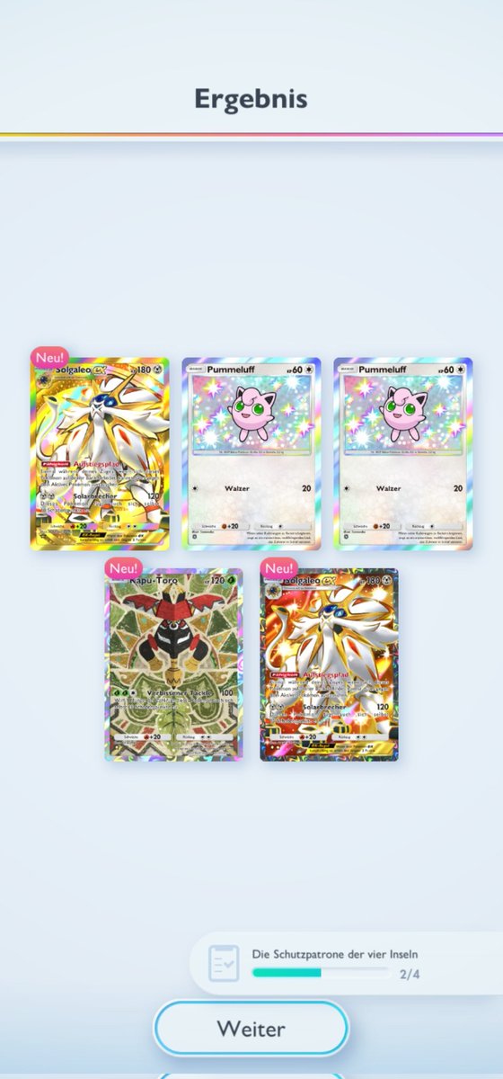 MJ86_'s tweet image. Einfach gerade ein "God-Pack" geöffnet 😅 #Pokemon #PokemonTCG #PokemonTCGPocket
