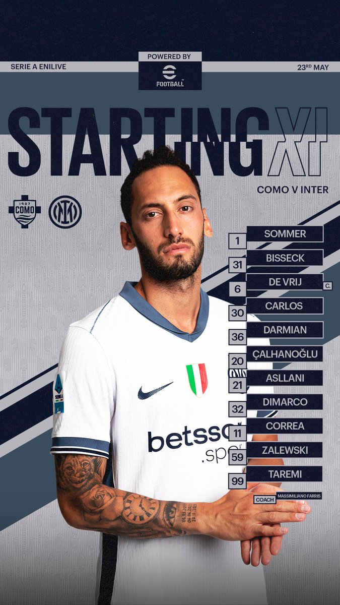 Raúl Méndez (@raulmendezg) on Twitter photo Hoy habrá Campeón <a href="/SerieA/">Lega Serie A</a>
Con ventaja de un punto <a href="/sscnapoli/">Official SSC Napoli</a> recibe a <a href="/Bolognafc1909/">Bologna FC 1909</a>
mientras <a href="/Inter/">Inter ⭐⭐</a> visita al <a href="/Como_1907/">Como1907</a> Hoy habrá Campeón <a href="/SerieA/">Lega Serie A</a>
Con ventaja de un punto <a href="/sscnapoli/">Official SSC Napoli</a> recibe a <a href="/Bolognafc1909/">Bologna FC 1909</a>
mientras <a href="/Inter/">Inter ⭐⭐</a> visita al <a href="/Como_1907/">Como1907</a>