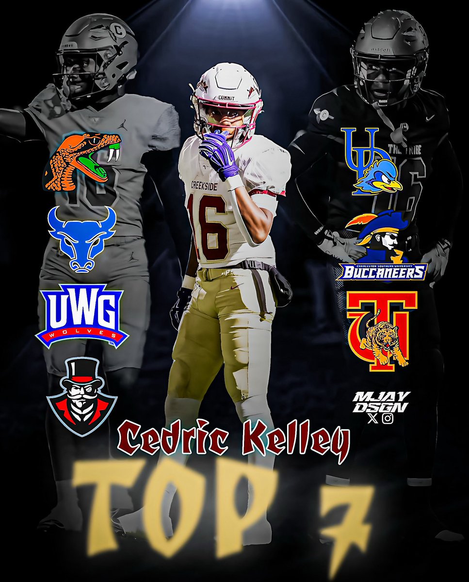 Mjay (@mjaydsgn) on Twitter photo NEWS: Final 7๏ธโฃ schools for Class of 2026 ATH Cedric Kelley (<a href="/cedkelley16/">Cedric Kelley</a>)
The 5โ9 160 ATH from Atlanta, GA is an upcoming star out of Creekside High School in Fairburn, GA
Where is Home!?๐ก๐๐ฝ NEWS: Final 7๏ธโฃ schools for Class of 2026 ATH Cedric Kelley (<a href="/cedkelley16/">Cedric Kelley</a>)
The 5โ9 160 ATH from Atlanta, GA is an upcoming star out of Creekside High School in Fairburn, GA
Where is Home!?๐ก๐๐ฝ