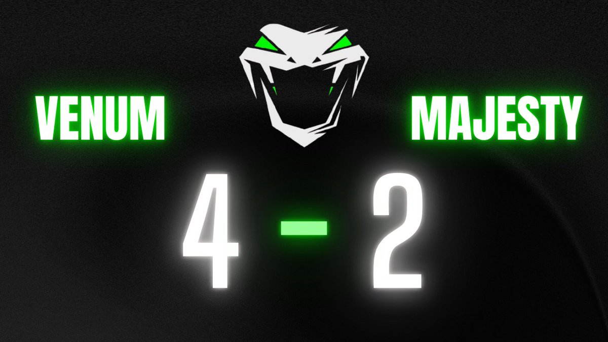 VICTOIRE ! 4-2 Line Up BloodLust 🔥💚🖤

Joueurs :

- LamineWolfiX ツ
- Bastalan
- o0stium

GG à tout les 3 pour cette victoire contre MAJESTY

Rediffusion du scrim disponible ici : twitch.tv/venum_e_sport