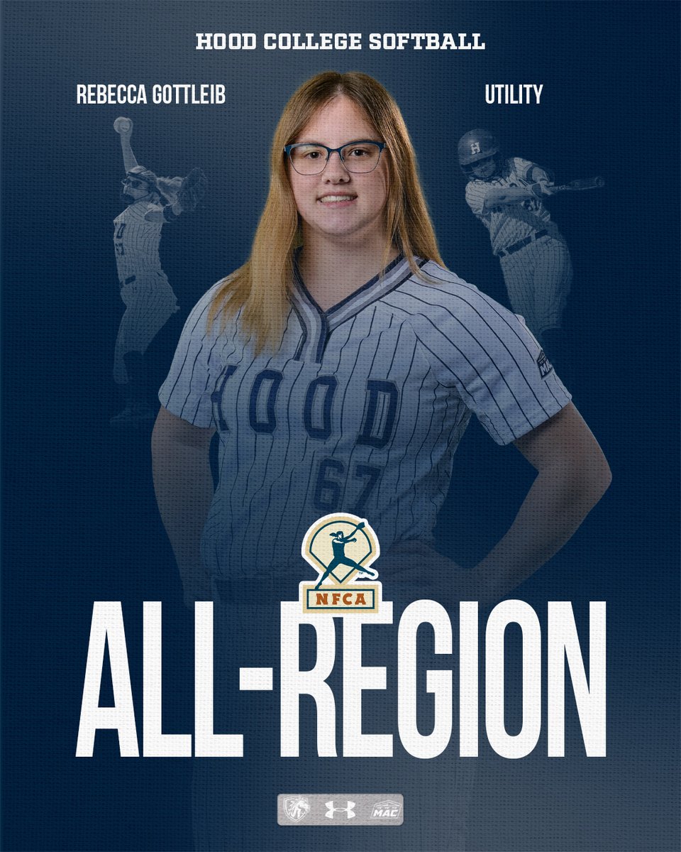 Hood College Softball Senior Utility/Pitcher Rebecca Gottleib has earned a spot on the 2025 <a href="/NFCAorg/">National Fastpitch Coaches Association</a>  NCAA Division III Region V Softball All-Region First Team! <a href="/HoodCollegeSB/">Hood Softball</a> 

Congratulations Becca!!!

🥎🔥🥎🔥🥎🔥

#ChampionMentality #BringYourBest #MACsoftball #d3softball