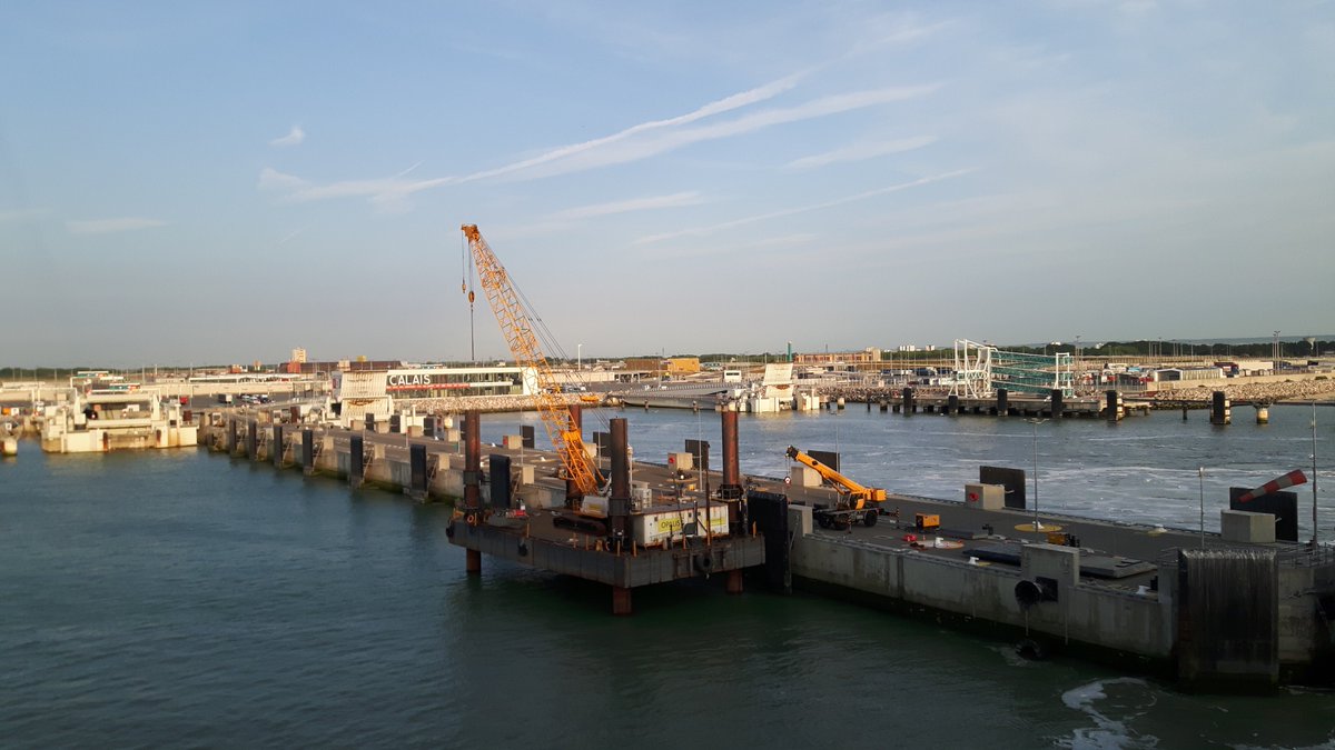 BoundAlan's tweet image. Just leaving Calais. Heading to England.