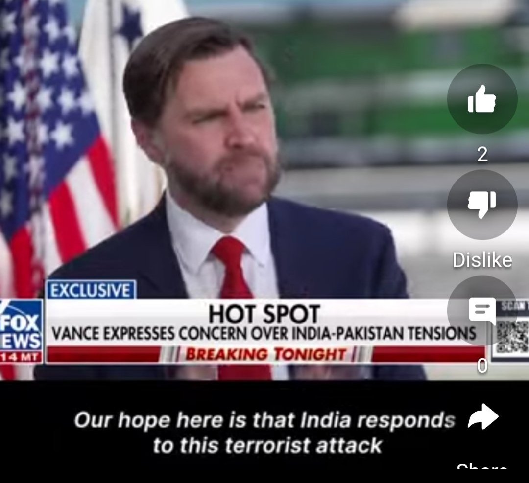 MianHameed01's tweet image. JD Vance should pause and re-think India.
Vance's illusion of India made him say words of swagger, only to choke on them when the tables turned.
World, rethink India. Ignorance is not always a bliss.
#OperationSindoor #OperationBunyanUlMarsoos #Pakistan