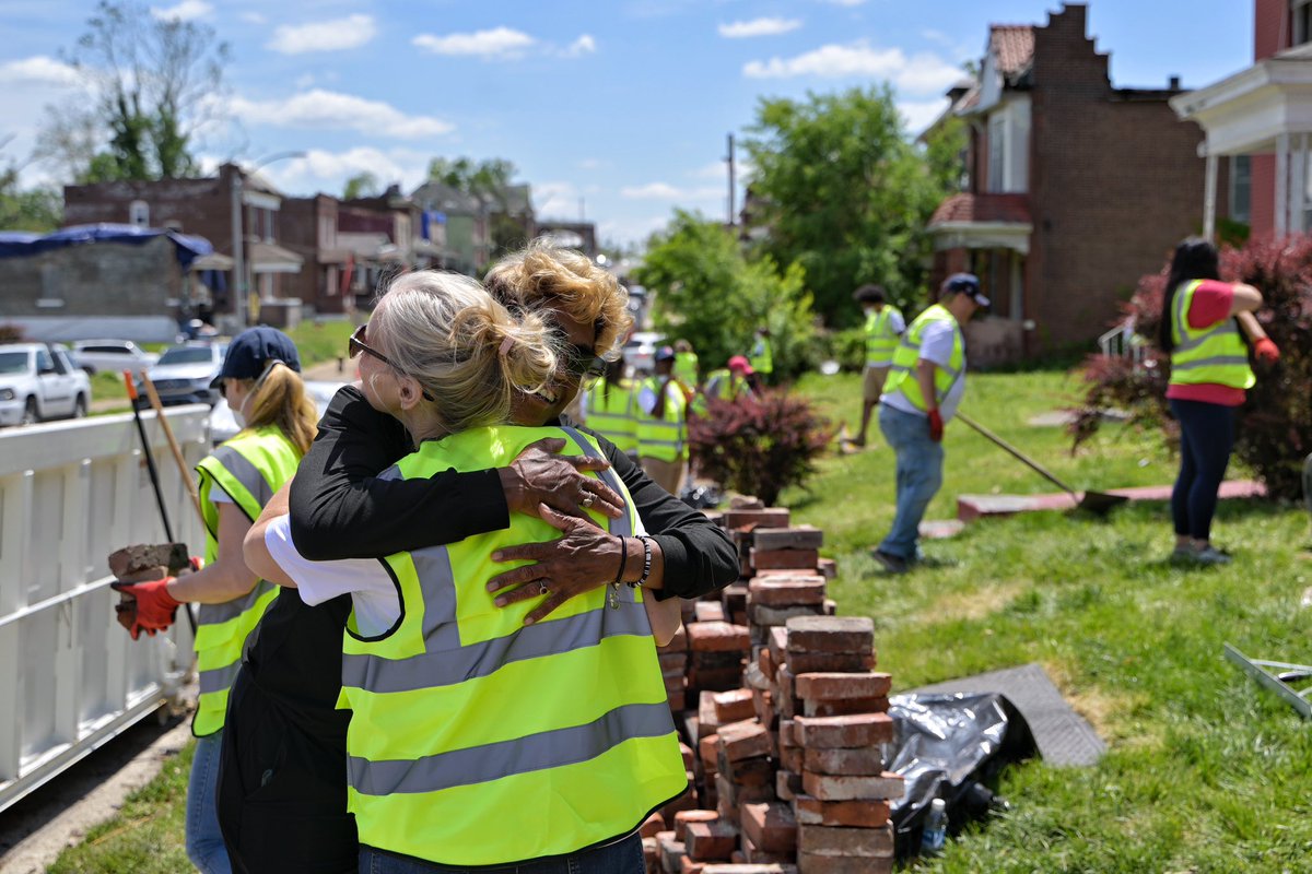 FOR OUR NEIGHBORS, FOR OUR CITY ❤️

Members of the St. Louis CITY SC staff were out in North STL today helping with tornado relief efforts and supporting the people most affected by last week’s deadly tornado. 
 
Fans looking to help can drop off donations or volunteer at the