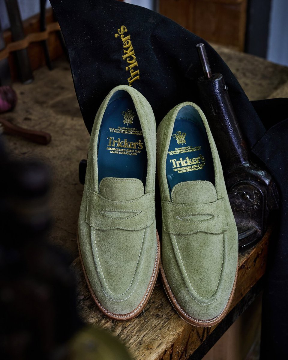 All of our loafers are handmade in Northampton from the finest natural materials and Goodyear welted for strength, structure, and durability. The Harvard Penny Loafer, shown here, is ready to wear. Available at trickers.com

#MyTreasuredTrickers