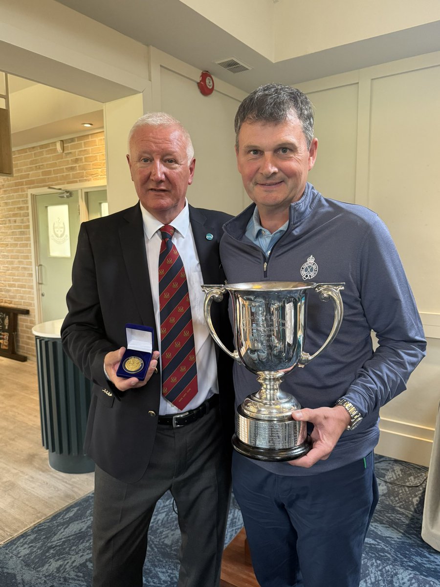 Naas Golf Club (@naasgc) on Twitter photo Captain Vincent presents Irish Seniors Men’s Amateur Open Champion with Naas GC Medal to remember his win in Naas. Many congrats to our club man Joe McWilliams on a great tournament ⛳️🏌️♂️<a href="/GolfIreland_/">Golf Ireland</a> Captain Vincent presents Irish Seniors Men’s Amateur Open Champion with Naas GC Medal to remember his win in Naas. Many congrats to our club man Joe McWilliams on a great tournament ⛳️🏌️♂️<a href="/GolfIreland_/">Golf Ireland</a>
