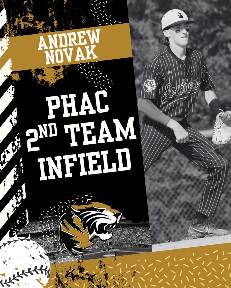 Congratulations Andrew Novak on being selected to the PHAC 2nd Team Infield⚾️