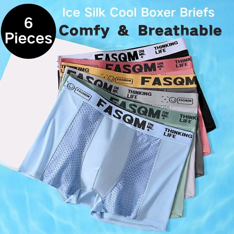 yellowstore2025's tweet image. Upgrade your comfort with our 6pcs Ice Silk Seamless Boxers! Cool, breathable, and ultra-soft—perfect for everyday wear. Feel the difference today! 
aliexpress1225.blogspot.com/2025/05/stay-c…
#CoolAndComfy #MensUnderwear