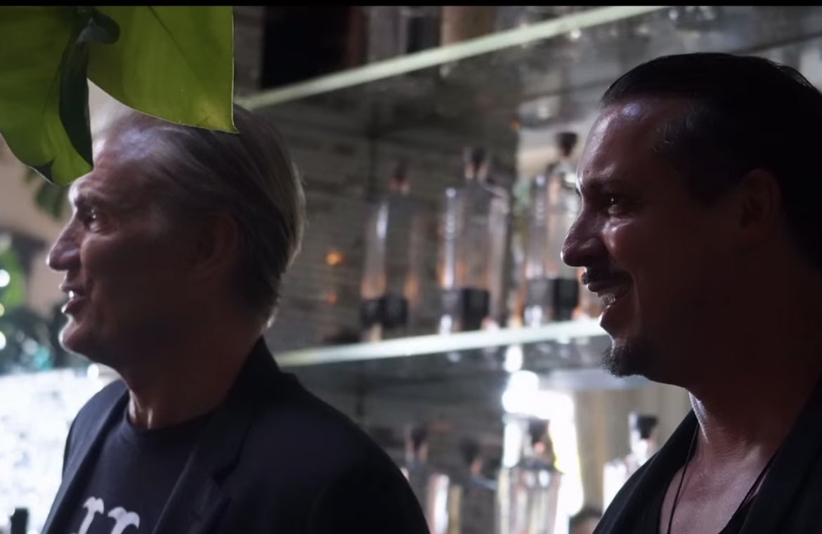 LLPJMadrigal's tweet photo. Legend at @SurRestaurant - the one and only @Dolph_Lundgren - such a great time with you bartending! #actionstar #SUR #IreallyworkatSUR #DolphLundgren https://t.co/jH4yr6UU7e