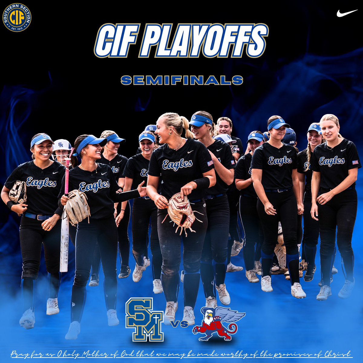 We need YOU in the stands! 
CIF Semifinal | Tomorrow | 3:15 PM
Los Alamitos High School
Bring the noise. Let’s pack the nest 🦅