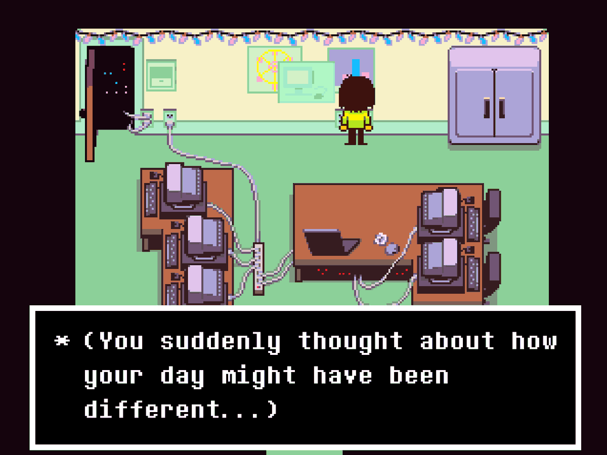 demonic_trash's tweet photo. ok, idk if anyones pointed this out BUT! this is said when you check the posters in the library twice and!!!! with all the stuff about cats, this feels. pointed now!!! toby fox! wtf! /pos #deltarune https://t.co/DJ8fNFgVXN
