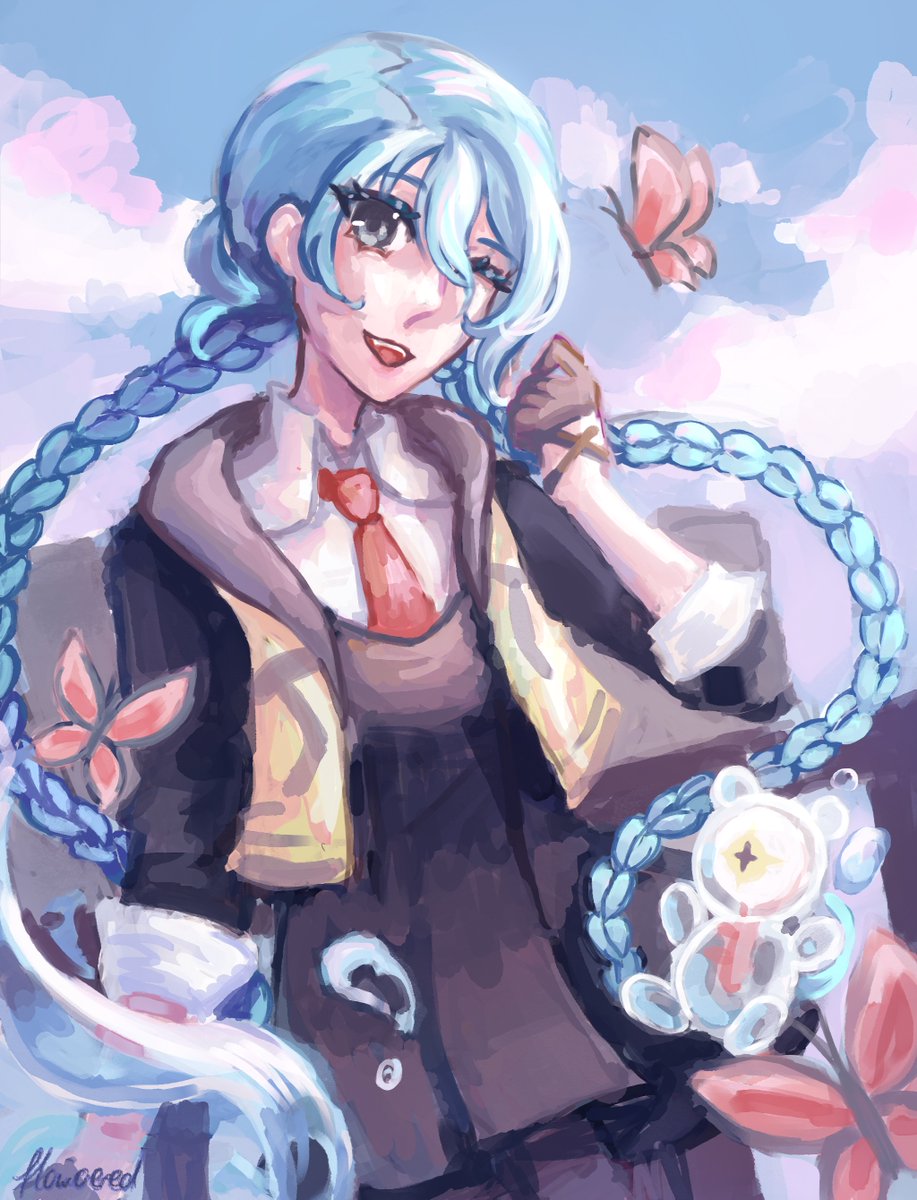 flowoered's tweet image. #aitsf Mizuki 🌊 its almost summer yay