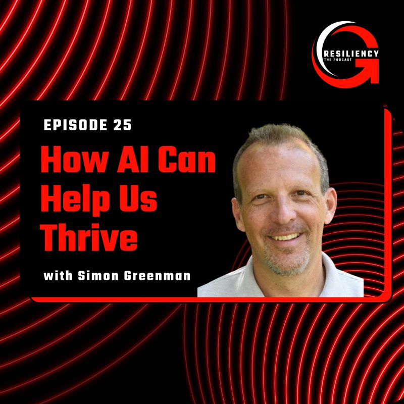JennQuader's tweet image. The #1 question in business and life right now is all about AI. 
Who better to guide us than the co-founder of MapQuest? 
This episode is a blast of knowledge that left me feeling more connected to both tech and humanity. 
Tune in: bit.ly/43HSYa6 
#ResiliencyThePodcast