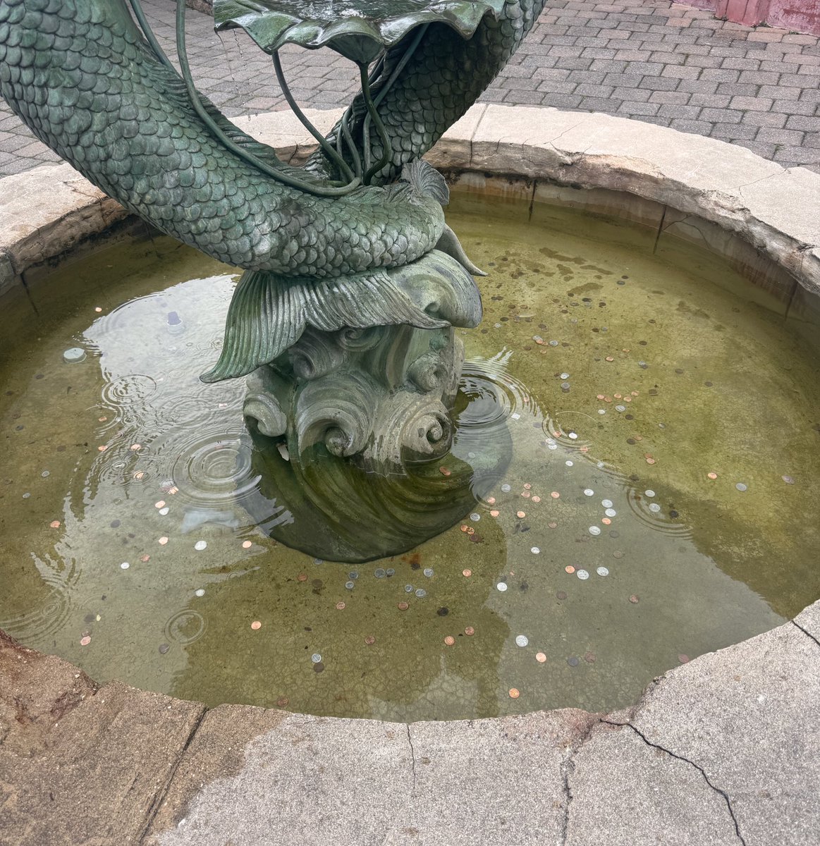 Kids today will never understand that there used to be $4,000 at the bottom of any fountain