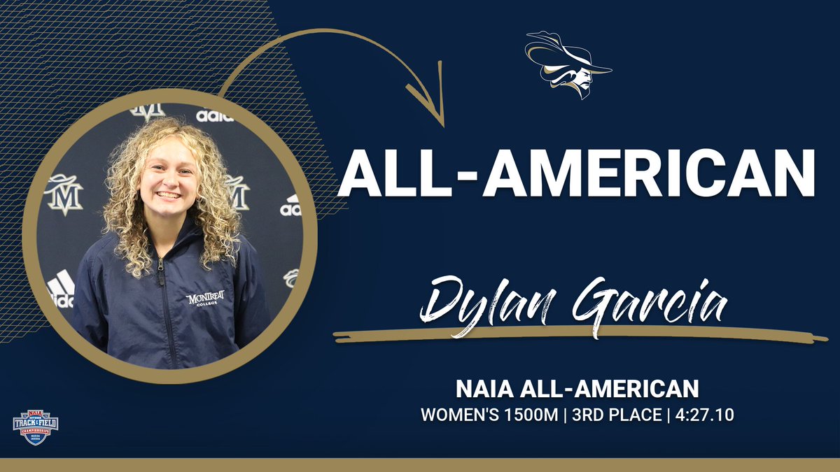 Montreat Cavaliers (@montreatcavs) on Twitter photo ๐ NAIA ALL-AMERICAN ๐
Saving her best for last! <a href="/MontreatXCTF/">Montreat XC/TF</a>'s Dylan Garcia broke her own 1500M school record this afternoon, capping off a special year with NAIA All-American honors! Congrats, Dylan! #CavClan #NAIATrack #TheRightWaytoPlay ๐ NAIA ALL-AMERICAN ๐
Saving her best for last! <a href="/MontreatXCTF/">Montreat XC/TF</a>'s Dylan Garcia broke her own 1500M school record this afternoon, capping off a special year with NAIA All-American honors! Congrats, Dylan! #CavClan #NAIATrack #TheRightWaytoPlay