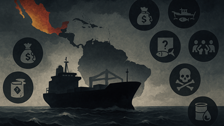 OEA_CICTE's tweet photo. How do illicit networks operate in the maritime space of Latin America and the Caribbean? 

On May 27, join international experts in our upcoming webinar: “Sanctions Evasion and Other Illicit Maritime Activities in Latin America and the Caribbean”

More info and registration 👉 https://t.co/hbycxfNSTN