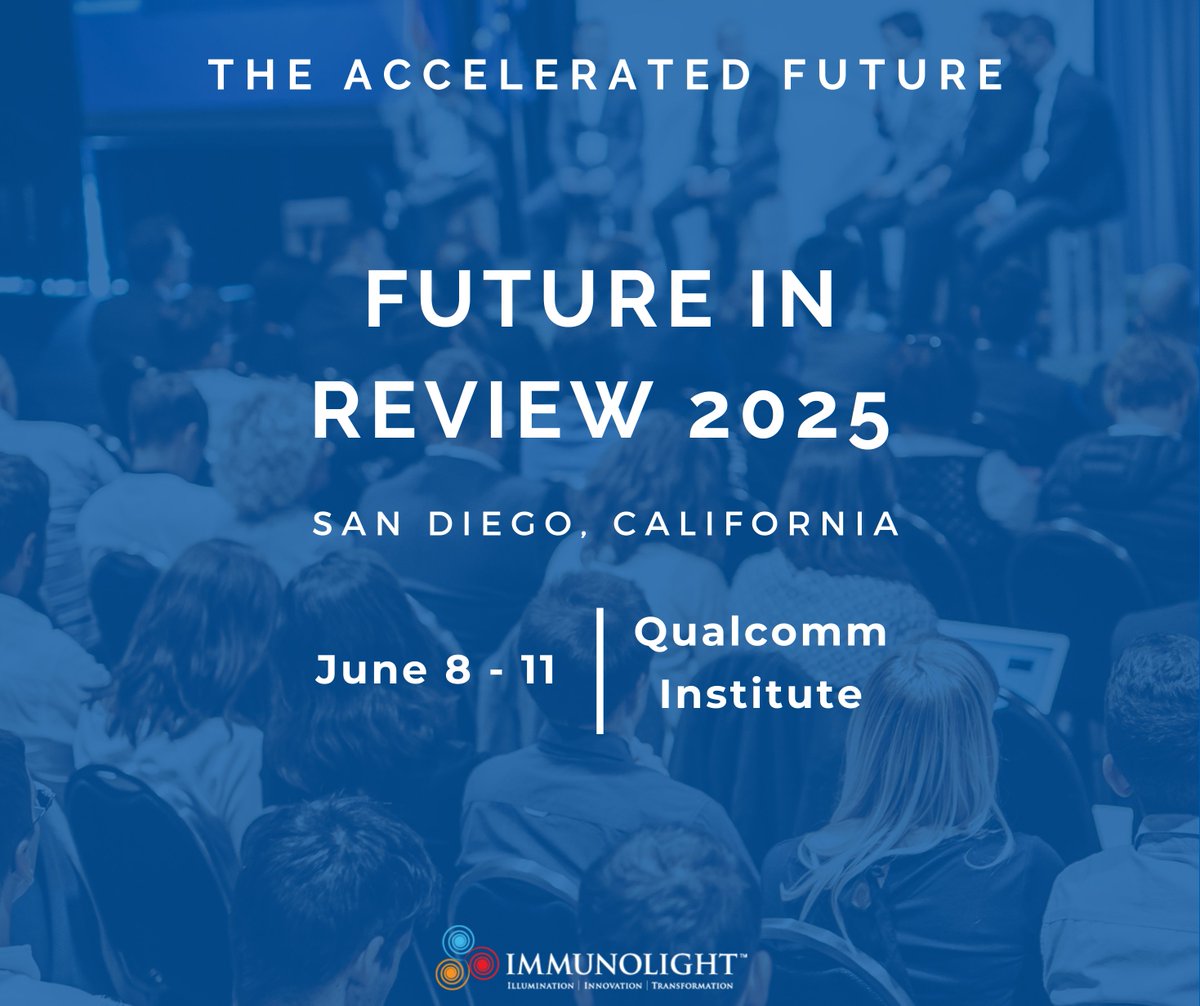 immunolight's tweet photo. We’re just 16 days away from the Future in Review (FiRe) Conference in San Diego (June 8 -11), and we couldn’t be more excited to take the stage! 

Join as we share groundbreaking insights, current innovations, and bold ideas that will redefine the future of cancer treatment. https://t.co/4JKlImhUOu